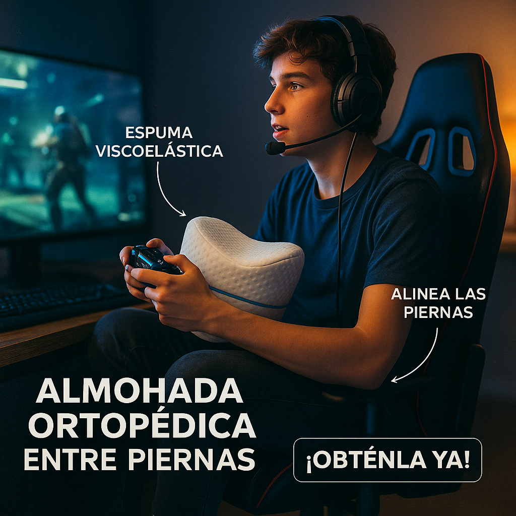 ALMOHADA ORTOPEDICA ENTRE PIERNAS